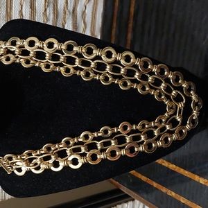 Vintage Givenchy triple strand necklace